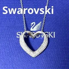 スワロフスキー　ネックレス　Cupidon ハート　リバーシブル　正規品　美品