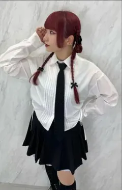jouetie フロントプリーツサイドギャザーシャツ　ホワイトのサムネイル