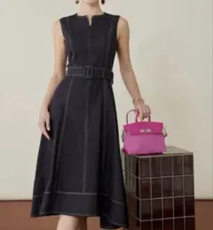 CELFORD デニム　フレアワンピース