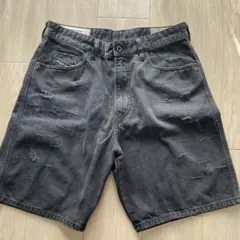 DIESEL デニムハーフパンツダメージ加工　値下げ中