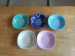 ◆5色のお皿セット