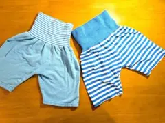 100　腹巻付き パジャマ パンツ 2枚セット　綿100%のサムネイル