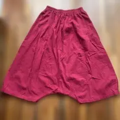 未使用！BITTOKO サルエルパンツ レッド フリーサイズ