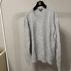UNIQLO カシミヤ　ライトグレー　XL