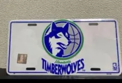 MINNESOTA TIMBERWOLVES 「NBA ライセンスプレート」