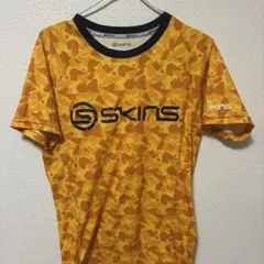 SKINS カモフラージュ Tシャツ オレンジ　サイズLのサムネイル