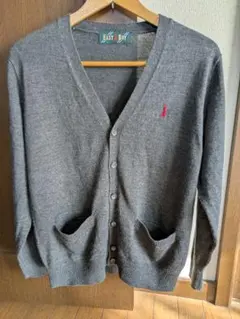 East Boy グレー Vネック カーディガン サイズ9