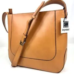 新品タグ付✨im product イッセイミヤケ ショルダーバッグ 牛革 レザー