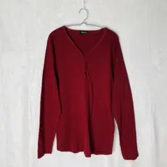 美品 COMME CA ISM コムサイズム ロンT Vネック 長袖 カットソー