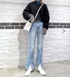 PAGEBOY フロントスリットジーンズ2 25inch 259980