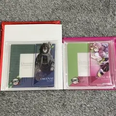 伊黒 甘露寺蜜璃 柱稽古編 アクリルコースター リアルタイムカフェ KV 鬼滅