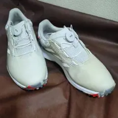 【25.5cm】adidas ゴルフシューズ ダイヤル式シューレース