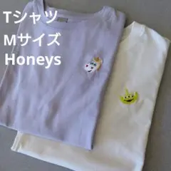 ハニーズ　半袖Tシャツ　Мサイズ　ディズニーピクサー　白　パープル　2枚セット