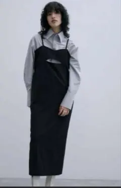 ADAM ET ROPÉ FEMME 【サステナブル】ビスチェキャミワンピース