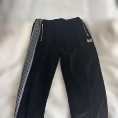NEEDLES ベロア トラックパンツ ブラック　ニードルズ✖️LHP限定品もでるのサムネイル
