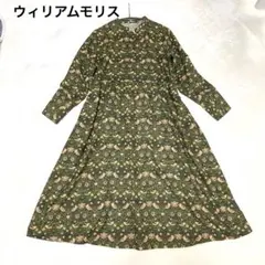 （ウィリアムモリス）　長袖ワンピース　Lサイズ