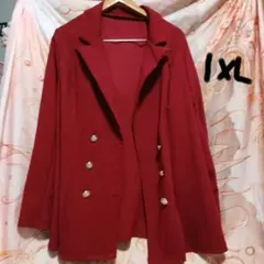 SHEIN ジャケット 1XL 大きいサイズ 赤のサムネイル