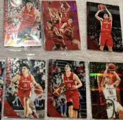 日本代表 akatsukijapan バスケ選手10枚カードセット　富永箔サイン