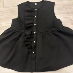 ♡O.S.Kフリル ジレ！ブラック
