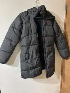 キッズブラックフード付き 中綿コート160cm最終価格