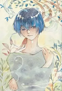 はがき イラスト【森へ】 オリジナル ✦水彩