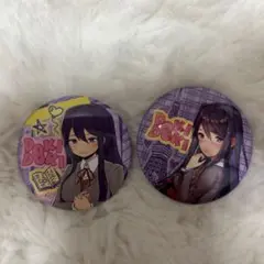 ドキドキ文芸部 DDLC 東京タワーコラボ ユリ 缶バッジ 4種セット