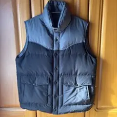 OLD UNIQLO ダウンベスト　肉厚　リバーシブル　’06 JUST FIT