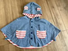 ブランシェス ポンチョ リバーシブル 授乳ケープ