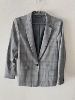 UNIQLO グレンチェック テーラードジャケット レディースM