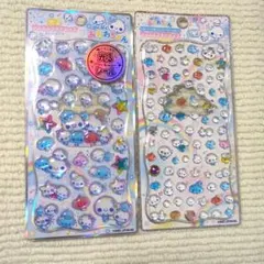 【即日発送・新品】2枚セット／ぷくぷくあわわちゃんプチドロシール　カミオジャパン