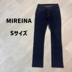 超美品✨MIREINA デニムパンツ ストレッチ ストレート S インディゴのサムネイル