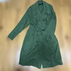 ZARA BASIC スプリングコート Lサイズ オリーブグリーン