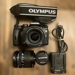 OLYMPUS E-300 11-22mmF2.8－3.5バッテリー、CF - メルカリ
