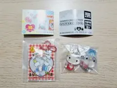 サンリオシャカシャカフレークシール風チャームなかよしドロップチャーム2個セット