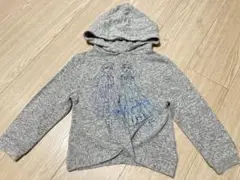 アナ雪2 パーカー グレー 5T(105-110サイズ) トレーナー 女の子