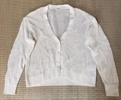 UNIQLO アイボリー カーディガン Mサイズ