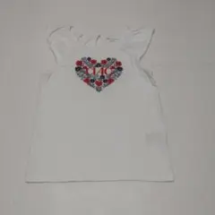 JANIE AND JACK 花柄刺繍 Tシャツ ホワイト サイズ7 122cmのサムネイル