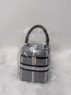 Herlipto HLT Jacquard Vanity Bag silver