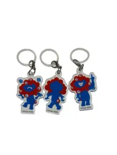 ミャクミャク eExpo 2025 めじるしアクセサリーキーホルダー 3個セット