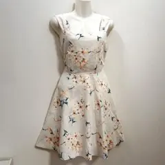 新品タグ付き！スナイデル フラワーワンピース リリーワンピース フレアワンピース