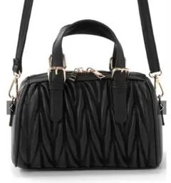GRL グレイル 2Wayキルティングボストンバッグ ショルダーバッグ