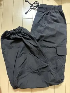 GU パラシュートカーゴパンツ Lサイズ ブラック