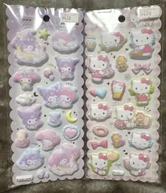 マシュマロシール　サンリオ　キティ　マイメロ　クロミ