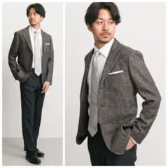 【Harris Tweed×URBAN RESEARCH】テーラードジャケットL Harris Tweed×URBAN RESEARCH】テーラードジャケットL トレンド