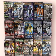 仮面ライダー ソフビ　15体セット 鎧武/フォーゼ/ウィザード/ドライブ