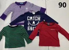 90cm トップス　長袖　Tシャツ　まとめ売り