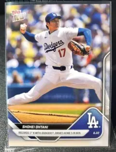 大谷翔平 ToppsNow 6.22 二刀流 記念カード