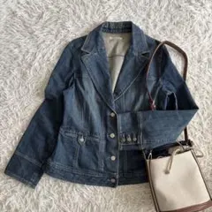 【23区】 デニムテーラードジャケット　Gジャン　44 インディゴ