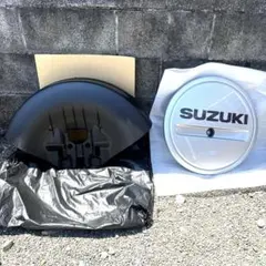 新車外し ジムニー JB23 スペアタイヤカバー 背面タイヤ リアタイヤ カバー