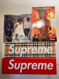 supremeステッカー　激レア　廃盤　バーバリー　限定　シール 2025年最新】supreme ステッカー バーバリーの人気アイテム